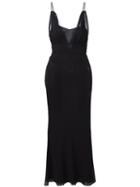 Christian Dior Vintage Draped Evening Dress, Women's, Size: 36, Black