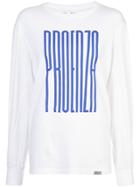 Proenza Schouler Pswl Graphic T-shirt - Blue