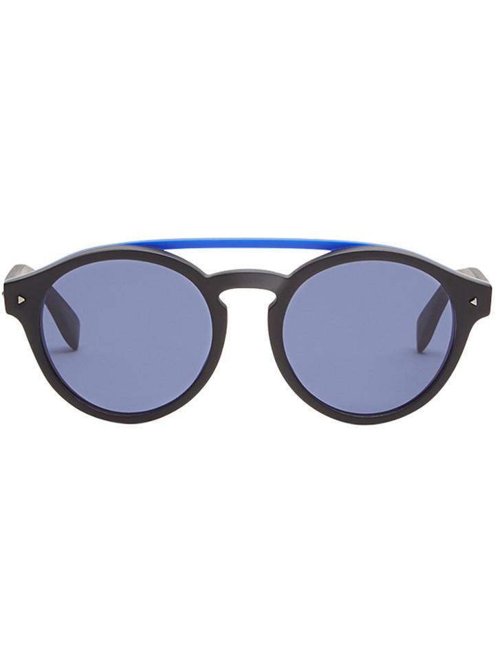 Fendi Eyewear Double Bridge Sunglasses - Black