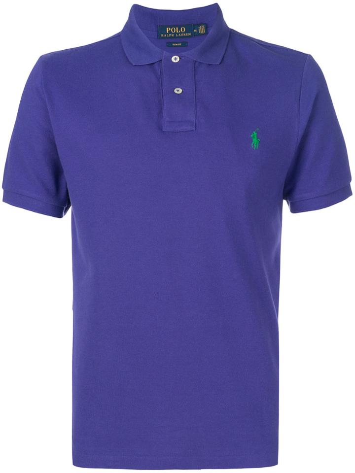 Polo Ralph Lauren Logo Polo Shirt - Pink & Purple