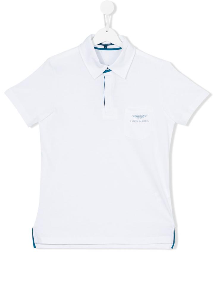 Aston Martin Kids - Logo Polo Shirt - Kids - Cotton - 14 Yrs, White