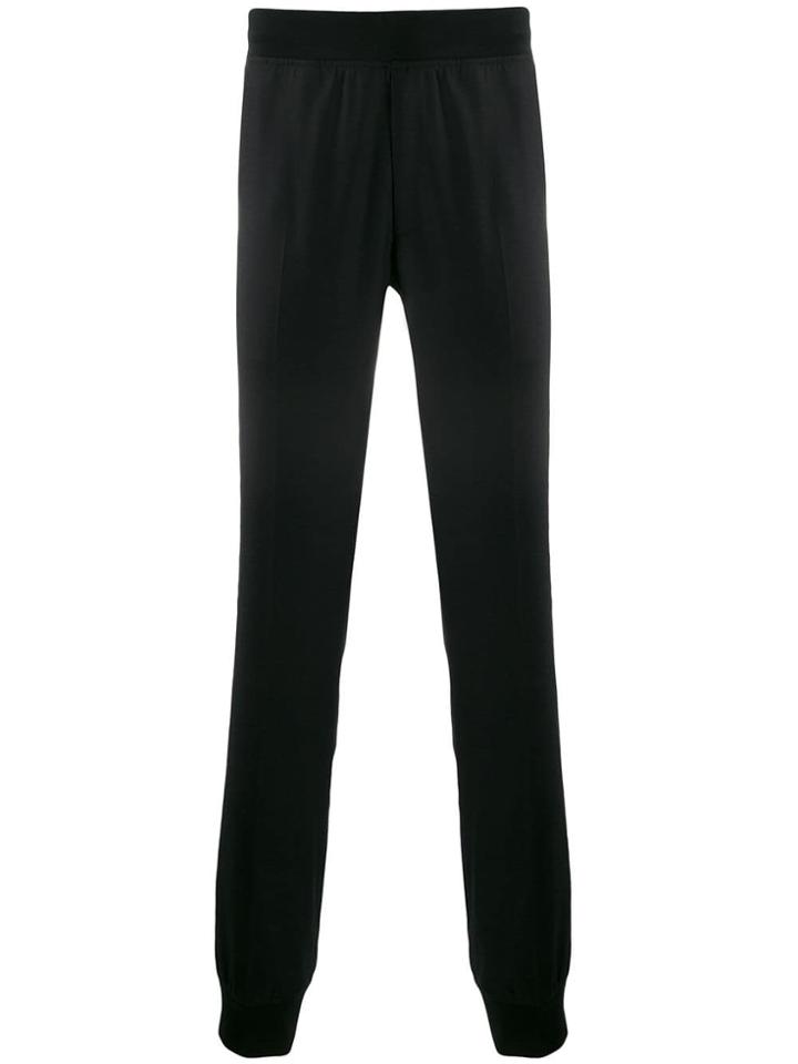 Lanvin Mid-rise Track Trousers - Black