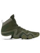 Adidas High Top Ridged Sneakers - Green