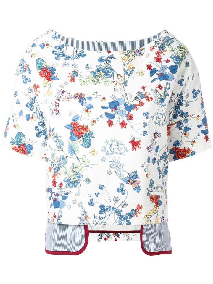 Antonio Marras Layered T-shirt, Women's, Size: 40, Cotton/polyurethane/polyamide/cotton