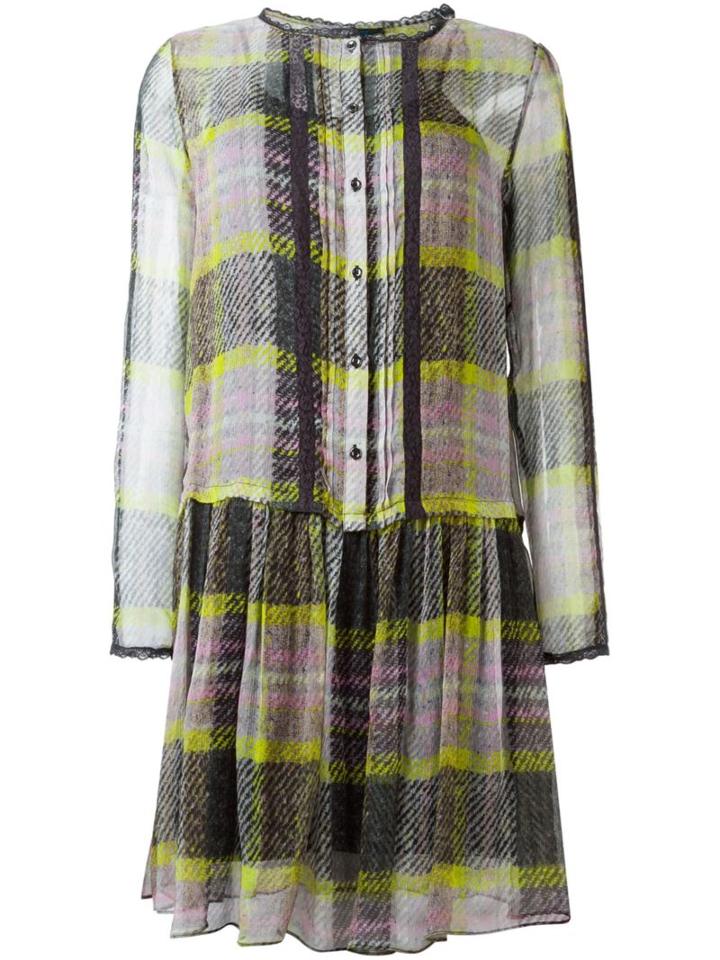 Twin-set Checked Shirt Dress