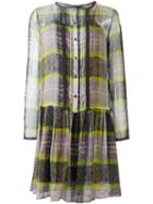 Twin-set Checked Shirt Dress