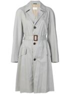 Maison Margiela Plisse Soleil Coat - Grey