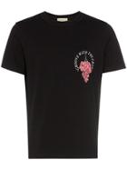 Nounion Groove With The Grapes Cotton T-shirt - Black