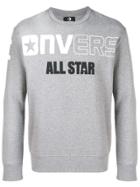 Converse Logo Print Sweatshirt - Grey