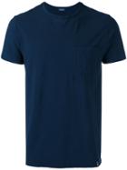 Drumohr Chest Pocket T-shirt, Men's, Size: Medium, Blue, Cotton