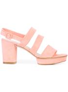Jill Stuart Lou Sandals - Pink & Purple