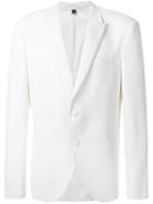 Neil Barrett Classic Buttoned Blazer, Men's, Size: 50, White, Polyester/spandex/elastane/viscose/virgin Wool