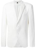 Neil Barrett Classic Buttoned Blazer, Men's, Size: 50, White, Polyester/spandex/elastane/viscose/virgin Wool