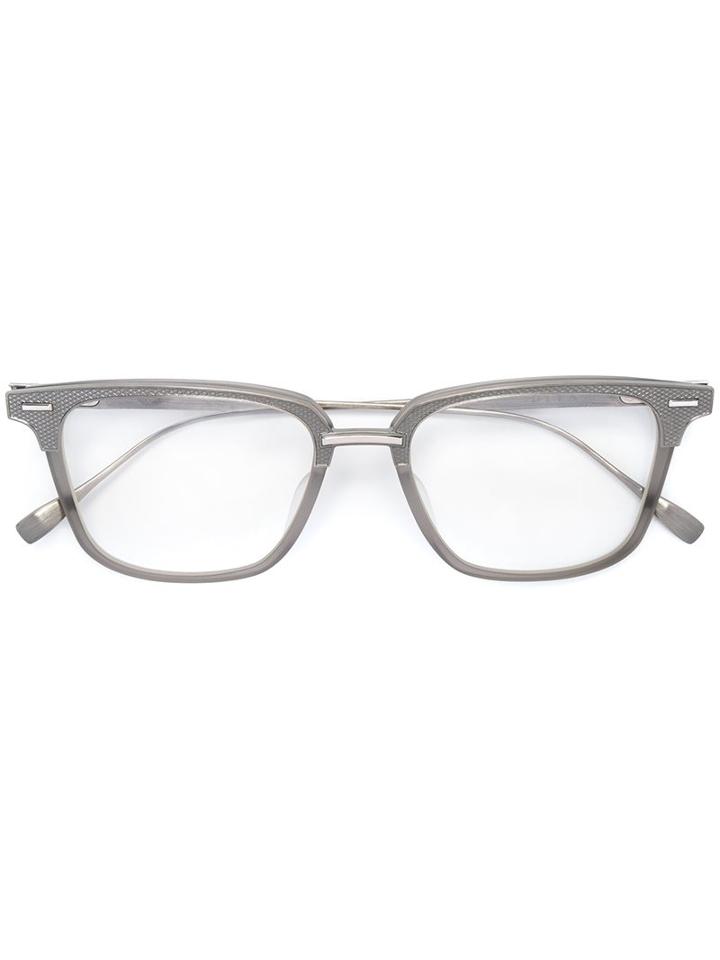 Dita Eyewear Square Frame Glasses, Grey, Acetate/metal (other)