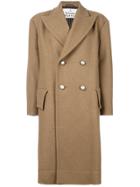 Vivienne Westwood Double Breasted Flared Coat - Nude & Neutrals