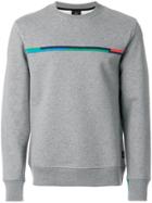 Ps By Paul Smith Chest Stripe Sweatshirt - Grey