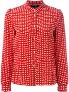 Vanessa Seward Bamboo Shirt, Women's, Size: 40, Red, Silk