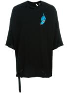 Unravel Project Distressed T-shirt, Men's, Size: Medium, Black, Cotton