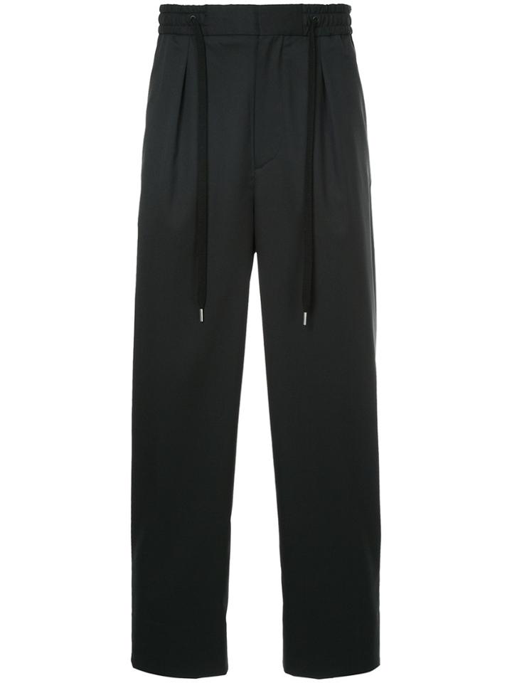 Monkey Time Drawstring Trousers - Black