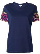 Kenzo Logo Sleeve Crewneck T-shirt - Blue
