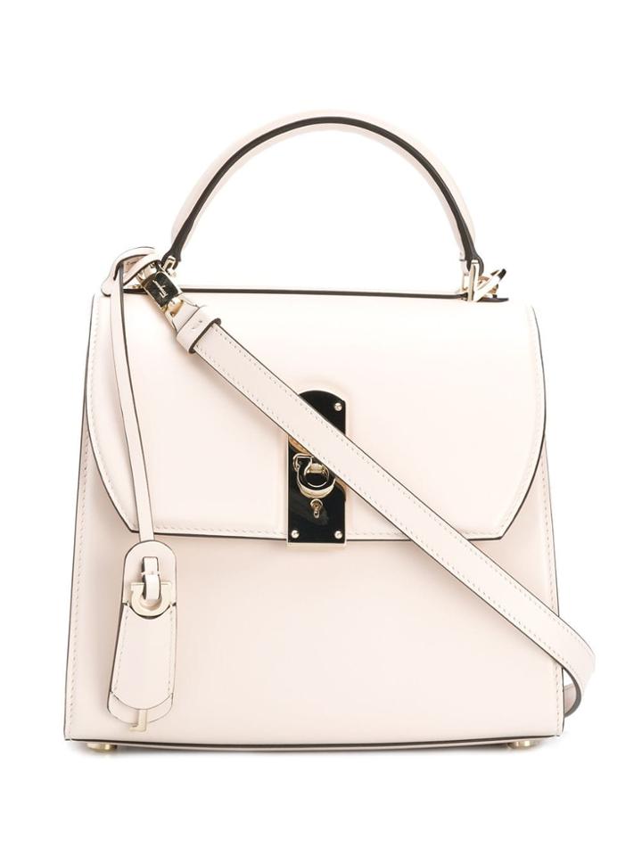 Salvatore Ferragamo Boxy Tote - Neutrals