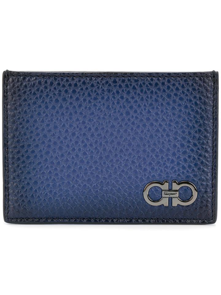 Salvatore Ferragamo Double Gancio Cardholder - Blue