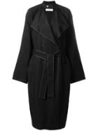 Nina Ricci Double Breasted Coat - Black