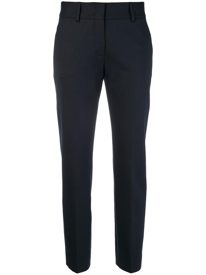 Piazza Sempione Tailored Cropped Tousers - Blue