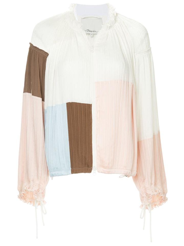 3.1 Phillip Lim Patchwork Track Jacket - White
