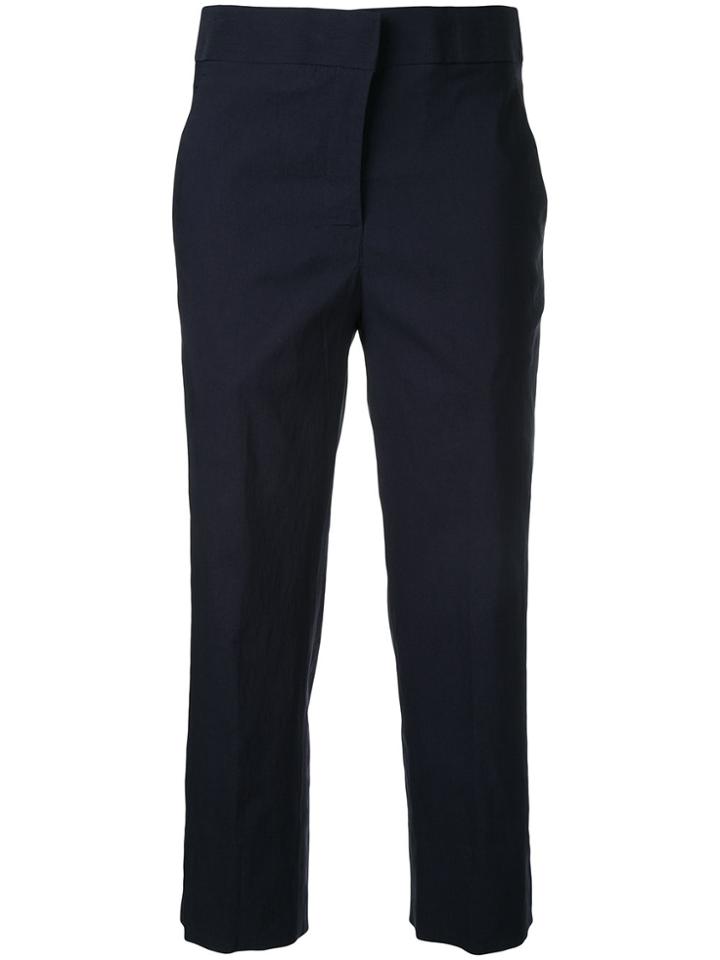 Lydia L. Cropped Trousers - Blue