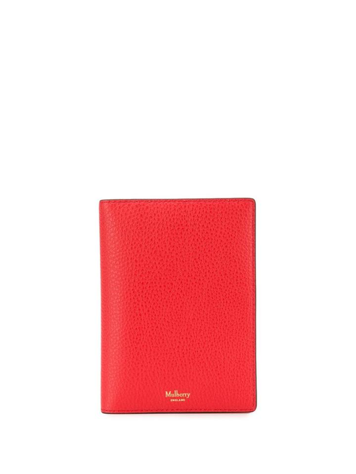 Mulberry Passport Cover Wallet - Red
