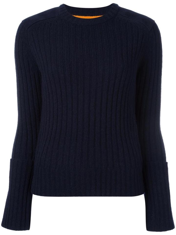 Ps By Paul Smith Round Neck Jumper, Women's, Size: Xl, Blue, Wool