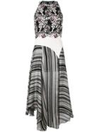 Giambattista Valli - Multi-patterned Shift Dress - Women - Silk/cotton/polyamide/viscose - 44, Black, Silk/cotton/polyamide/viscose