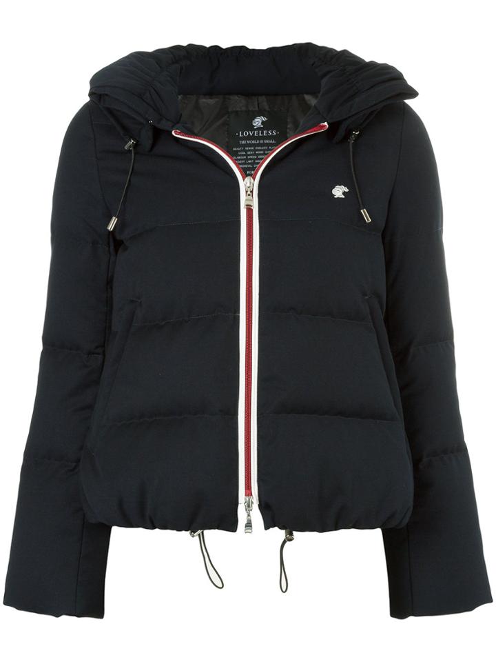 Loveless Zipped Padded Jacket - Black