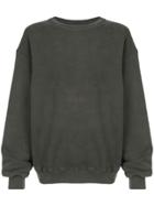 Yeezy Oversized Crewneck Sweatshirt - Grey