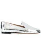 Stuart Weitzman My Guy Slippers - Metallic
