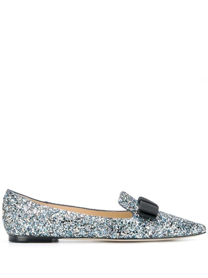 Jimmy Choo Gala Ballerina Pumps - Blue