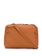 Bottega Veneta Woven Shoulder Bag - Brown