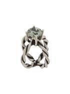 Innan Royal Green Universe Ring - Silver