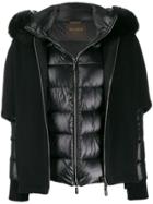 Moorer Zipped Hooded Jacket - Black