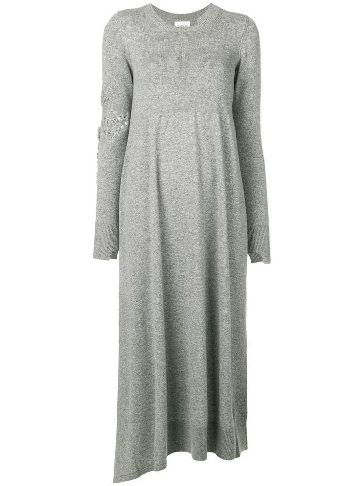 Barrie Bright Side Cashmere Dress - Grey