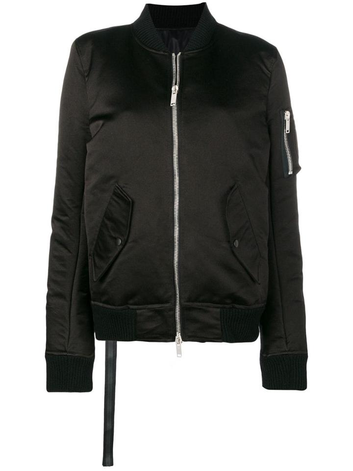Unravel Project Padded Bomber Jacket - Black