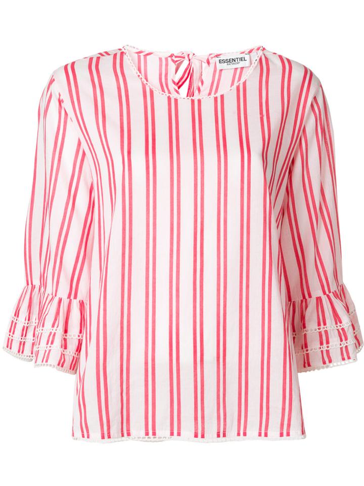 Essentiel Antwerp Striped Blouse - Red
