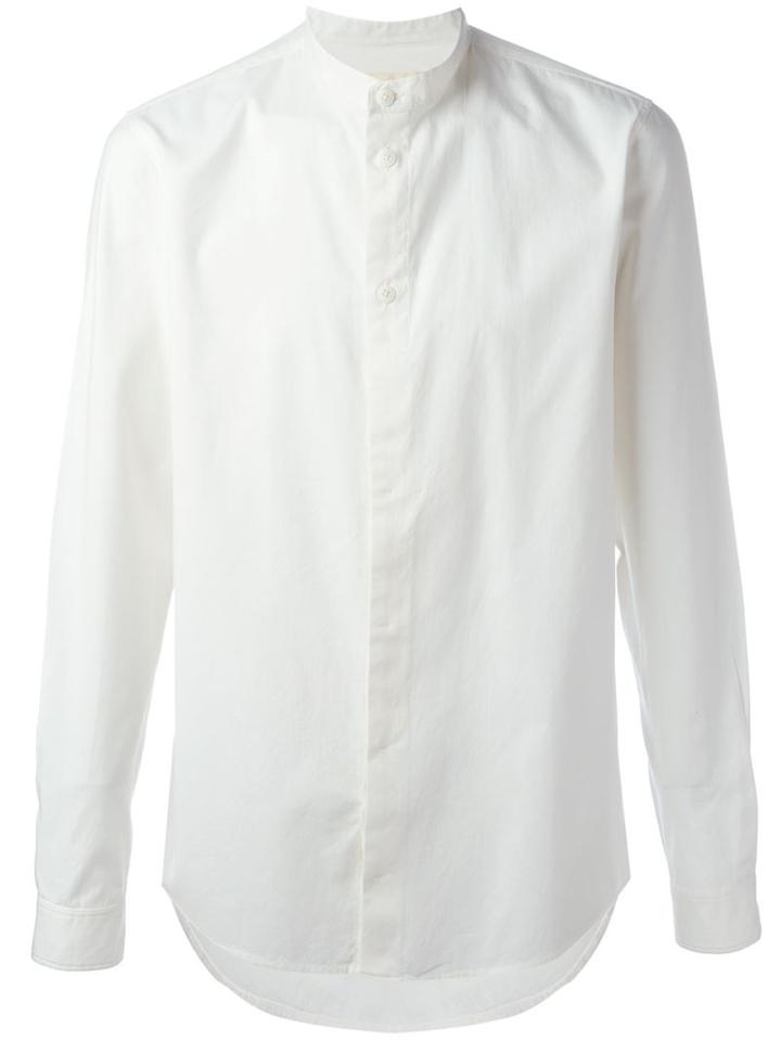 Folk Band Collar Shirt