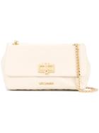 Love Moschino Rectangle Twist-lock Shoulder Bag - White