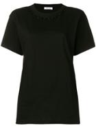 P.a.r.o.s.h. Embellished Collar T-shirt - Black