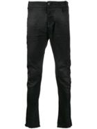 Masnada Deconstructed Straight Leg Trousers - Black