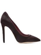 Olgana Pointed Toe Pumps - Red