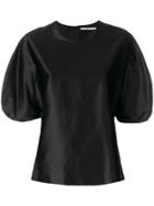 Rosetta Getty Bell Sleeve Blouse - Black
