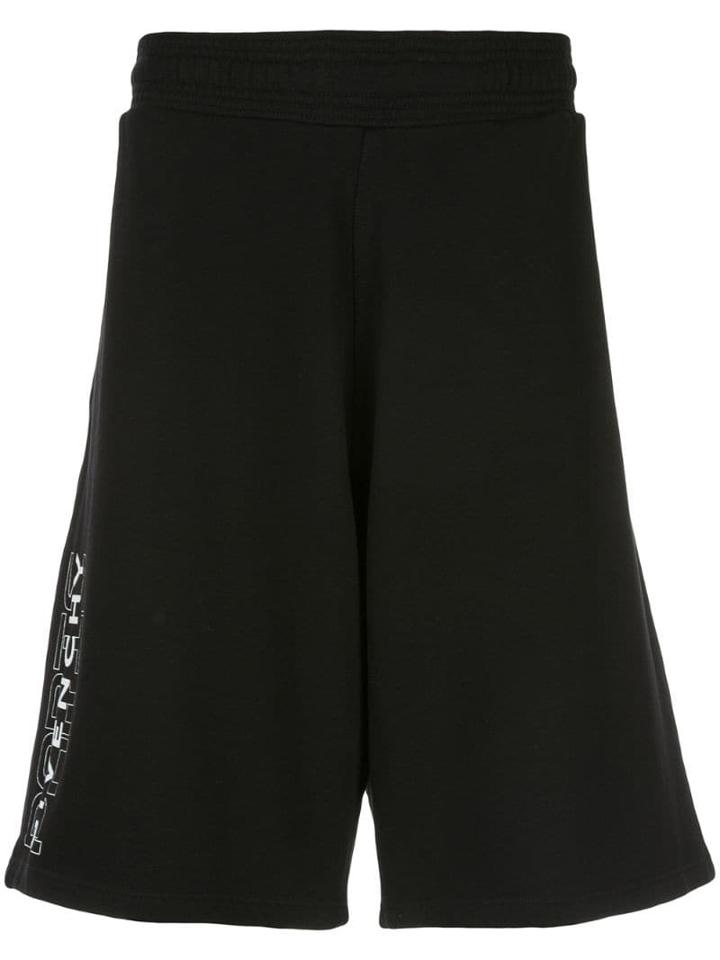 Givenchy Digital Logo Track Shorts - Black